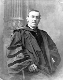 Woodrow Wilson in academic robes