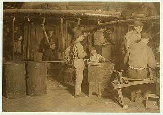Millville Glass Co. workers