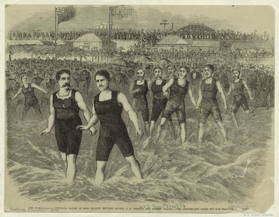 Long Branch swimming match 1874 
