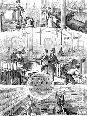 Claek's Thread Co. Newark 1889 Picture
