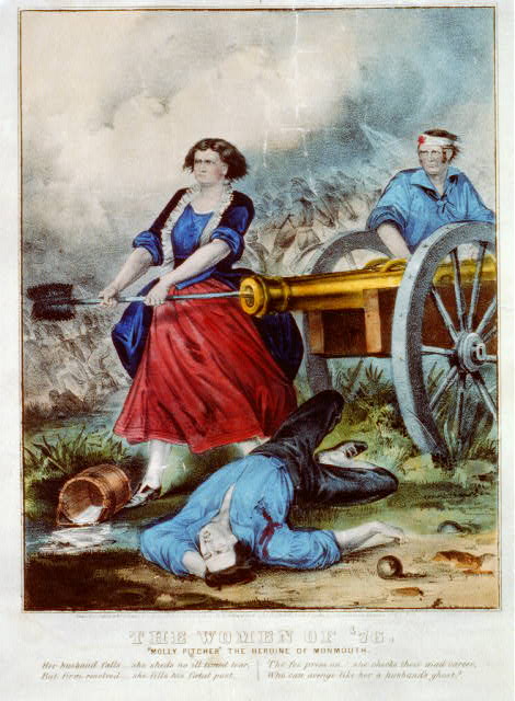Molly Pitcher at Battle of Monmouth