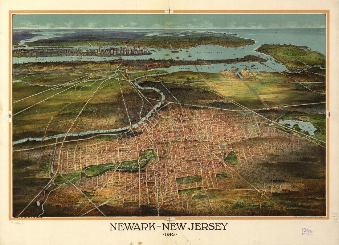 Newark Overhead 1916 Picture