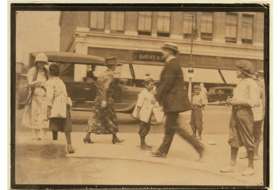 Newark newsboys 1924 Picture