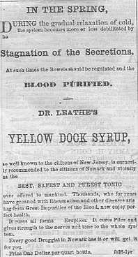 1861 ad for cure